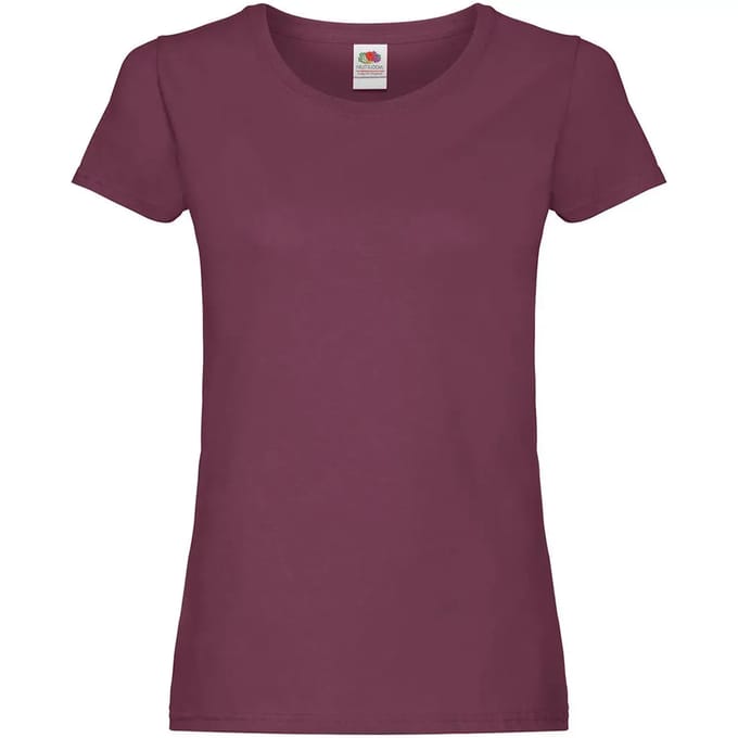 Dames-T-shirt Fruit of the Loom Original