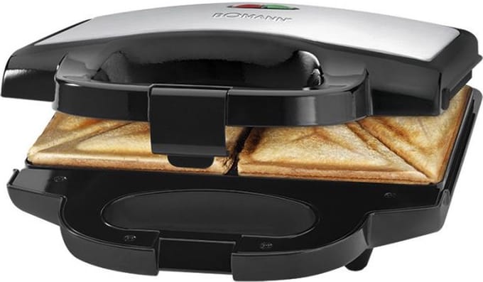 Bomann ST 1372CB - Tosti ijzer - Zwart/zilver