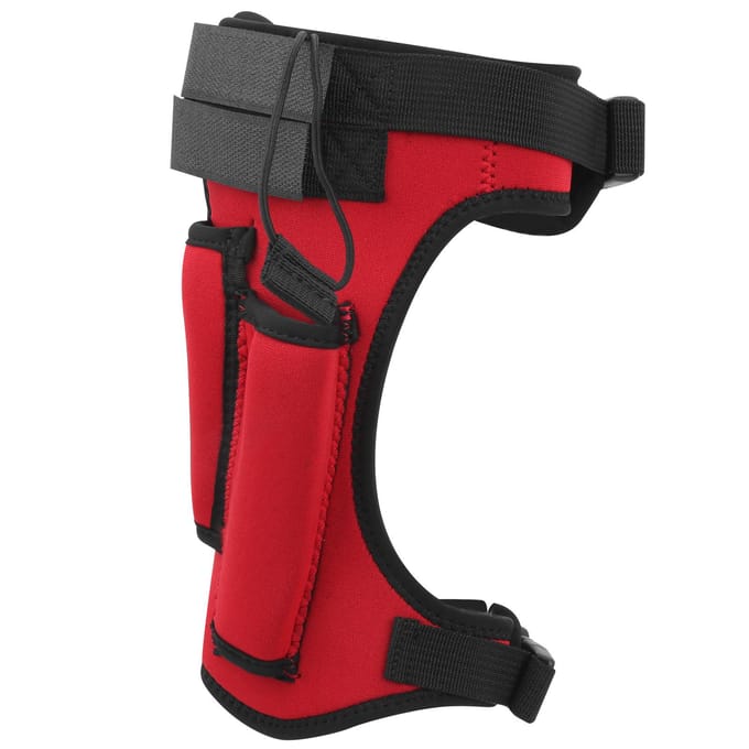 Équipement de plongée Plongeur Sous-marin Dédié Leggings Ajustables Enveloppe Étui pour Couteau Rouge red