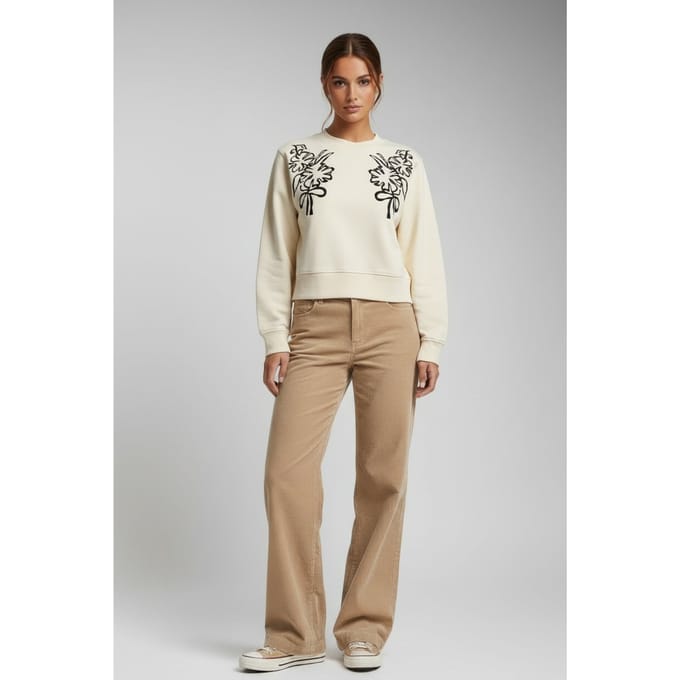 Alchemist Nella Sweater Oatmeal Maat: S/M | Sweaters Outlet | Dames | Beige