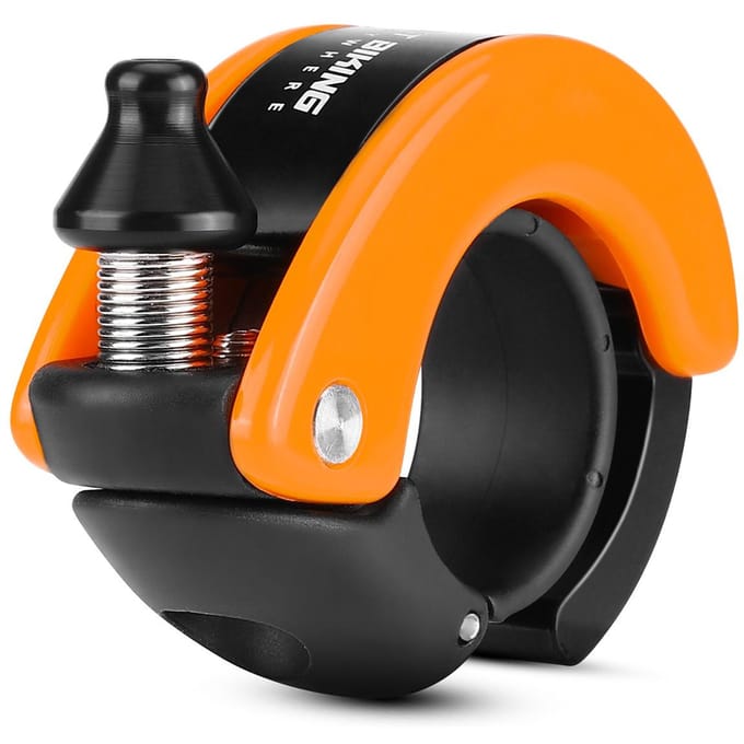 Fietsbel Fietsbel van aluminiumlegering Helder geluid Fietsstuurbel Eenvoudig te installeren fiets oranje