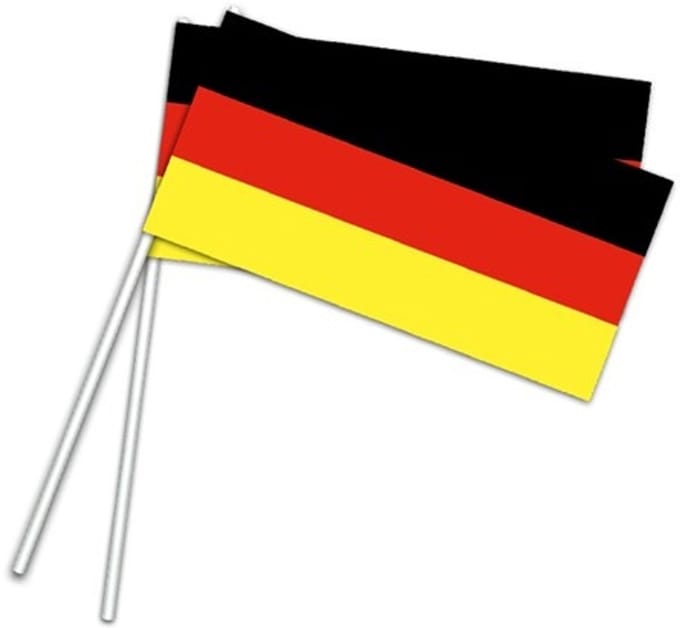 Zwaaivlaggetjes - Duitsland - 50st.