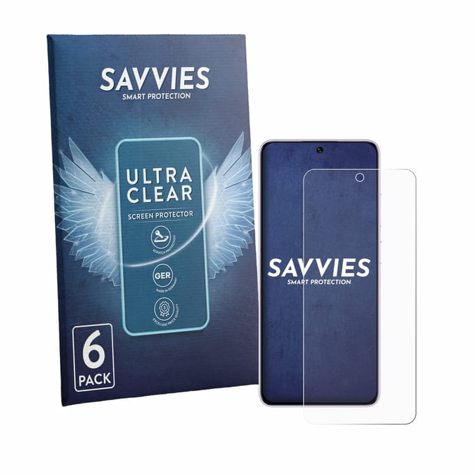 Savvies - Screenprotector voor Oukitel C26 - Folie Beschermfolie transparant 6 Stuks