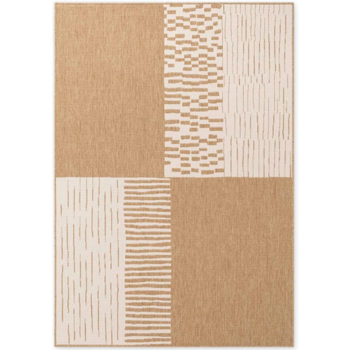 Ted Baker Ted baker haringey buitenkleed jute wit- 120x170 cm