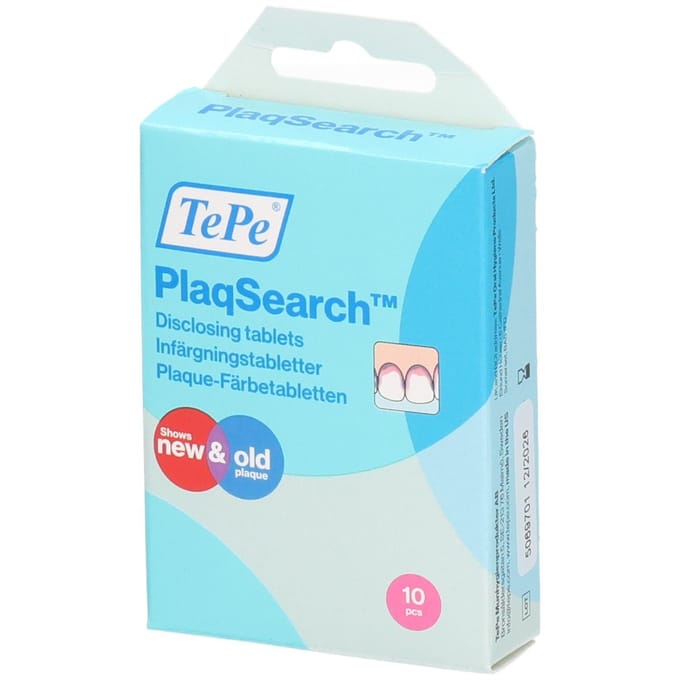 TePe Plaqsearch - Tandplakverklikker tabletten - 10 stuks