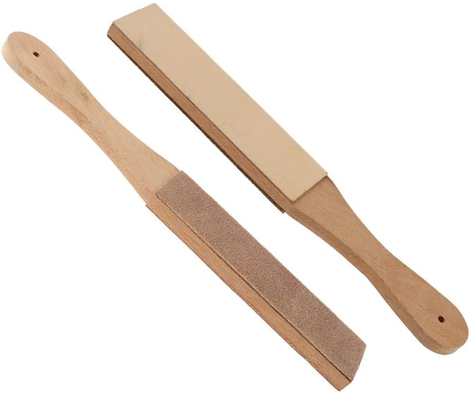 Dailygoody - Lederen Slijpen Strop - Scheermessen Accessoire - Houten