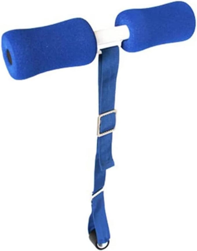 Hamstring Curl Strap - Beenband Fitness - Kracht Training - Verstelbaar Ontwerp - One Size - Nautisch Blauw