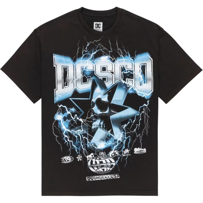T-shirt DC Shoes Skull Shock