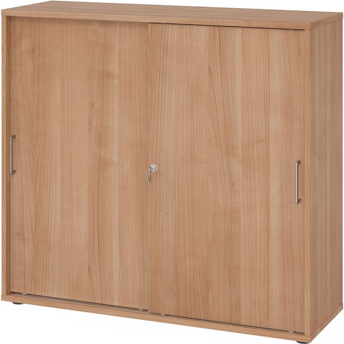 BETA 1753S | Schuifdeurkast | 3 OH - Walnoot Metalen handvat