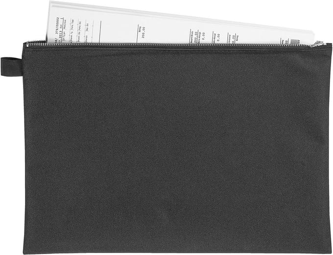 Zwarte Banktas/Transporttas (5-pack, A4)