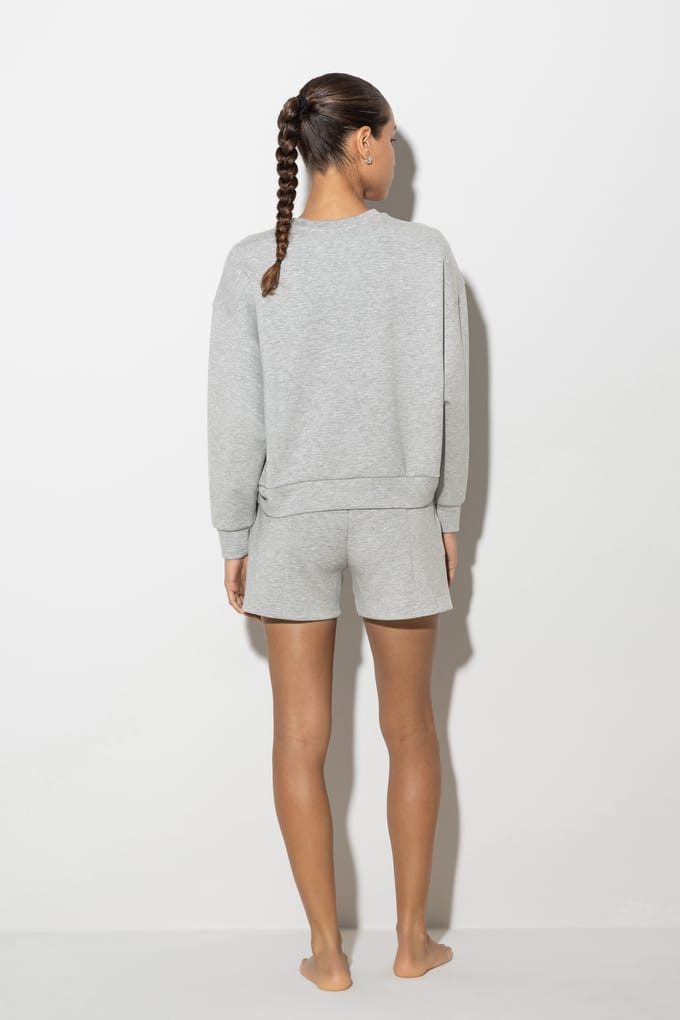 Sweatshirt Serie Pure Softness Mel Silver Grey Melange