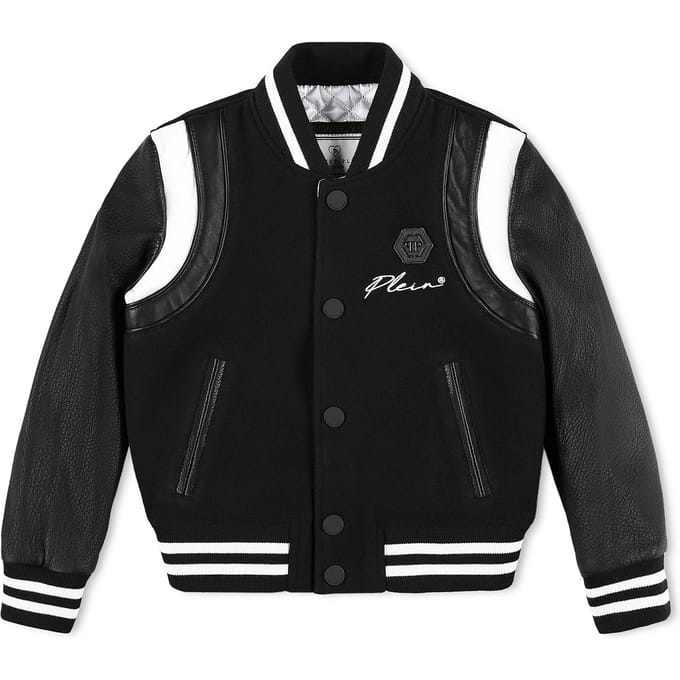 Leren Bomber Iconic Plein