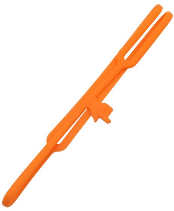 Boekenlegger - Elastiek - Oranje - Hand Help Me