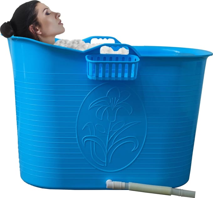 EKEO Zitbad - 200L - voor volwassenen - blauw