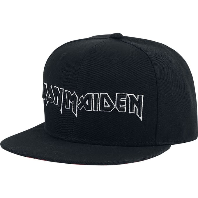 Iron Maiden Cap - Logo - zwart