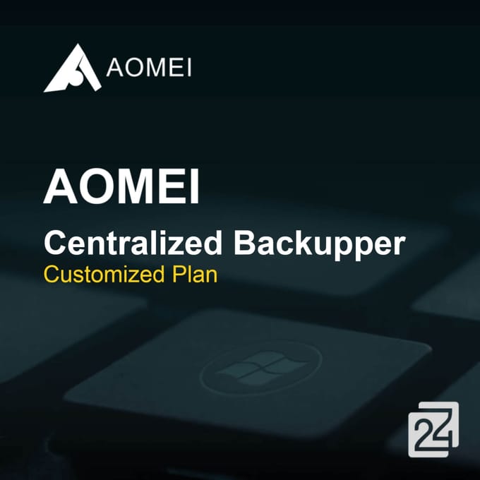 AOMEI Centralized Backupper Customized Plan 1 Server 5 PCs