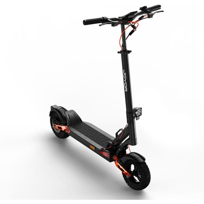 Trottinette Électrique JOYOR T6D DGT avec Batterie 48V 18Ah, Suspension Hydraulique noir