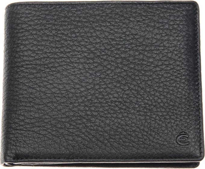Esquire Portemonnee Deer Billfold Wallet Black Zwart