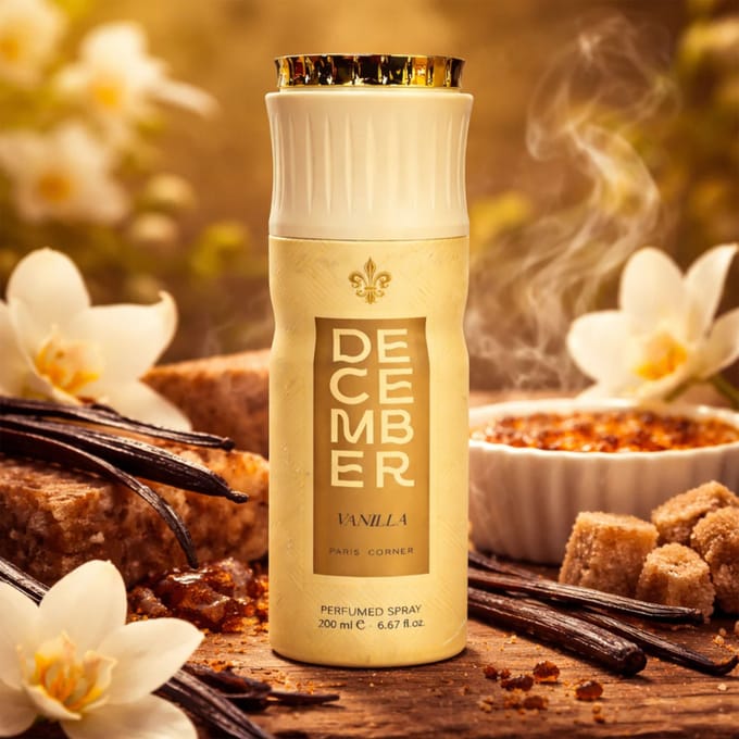 Paris Corner December Vanilla Deodorant - 200 ml