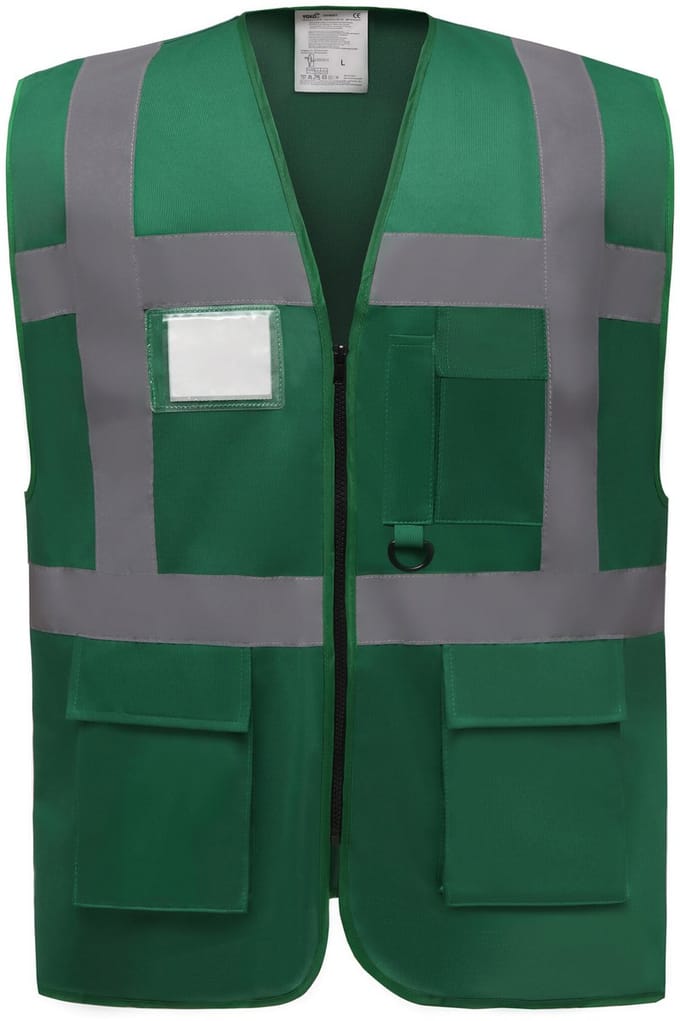 Yoko Signalisatie multifunctioneel executive vest YHVW801 - Paramedic green - M