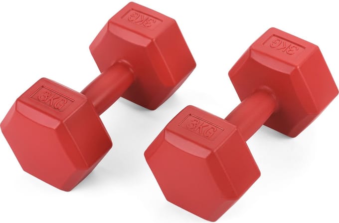 Gymtek® Halterset - 2x 3kg halters - Halterset voor krachttraining