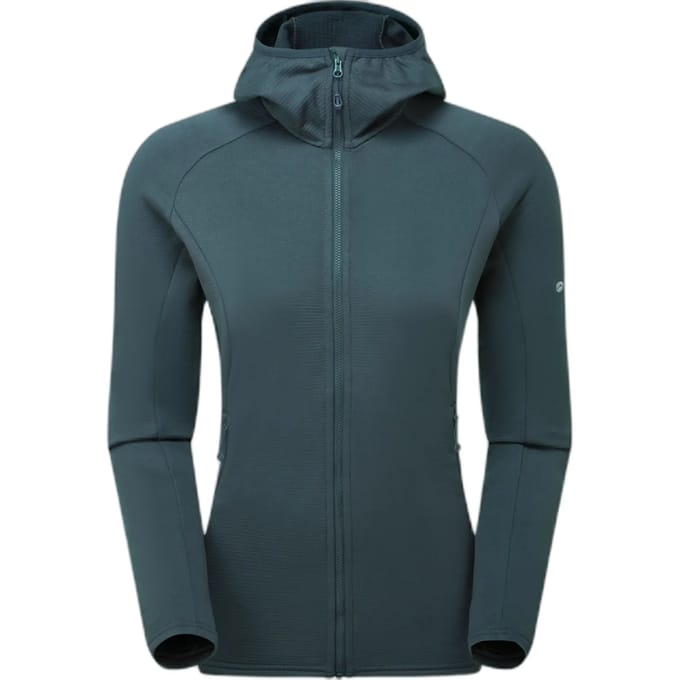Montane F Protium Hoodie, fleecetrui, dames, donkergroen