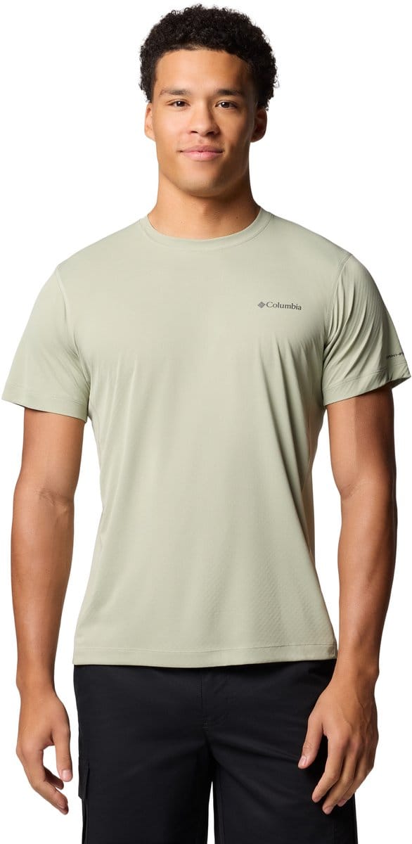 Columbia Zero Rules™ Light SS Crew Heren Outdoorshirt - Safari
