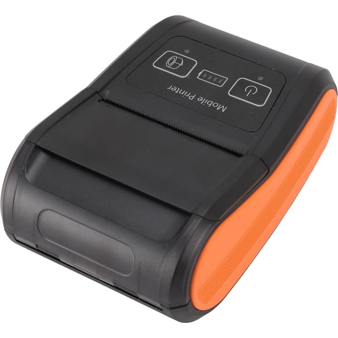 Imprimante de reçus thermique USB Mini Portable Bluetooth Impression HD pour POS Électronique de bureau white