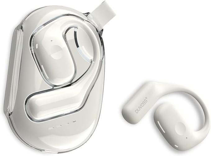 Open hoofdtelefoon - True Wireless Earbuds met microfoon, Bluetooth 5.3, IPX4 waterdicht en oorhaak voor sport en hardlopen