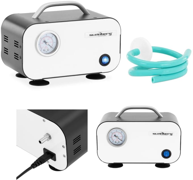Steinberg Systems Vacuümpomp - manometer - 10 L/min - olievrij 10031250