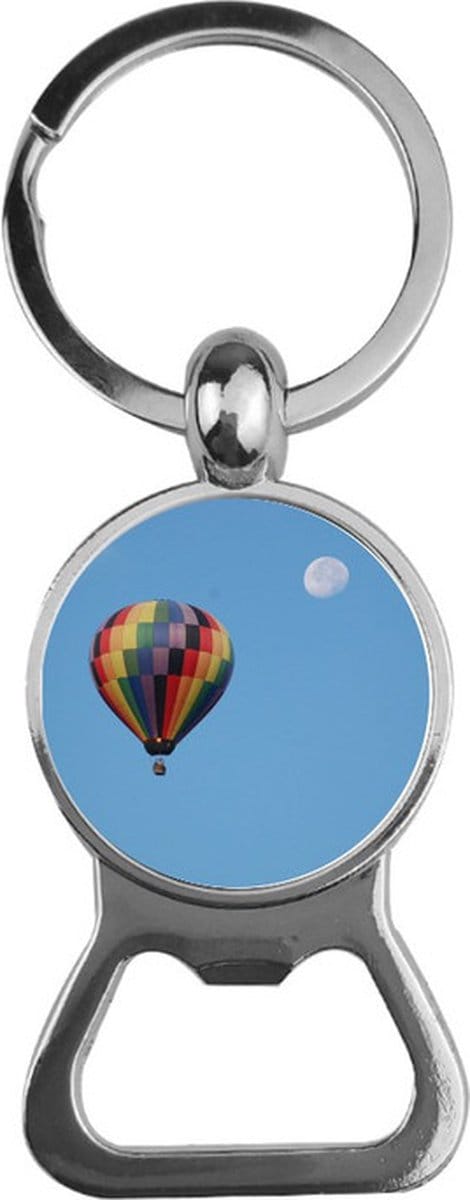 Bieropener Glas - Luchtballon / Maan