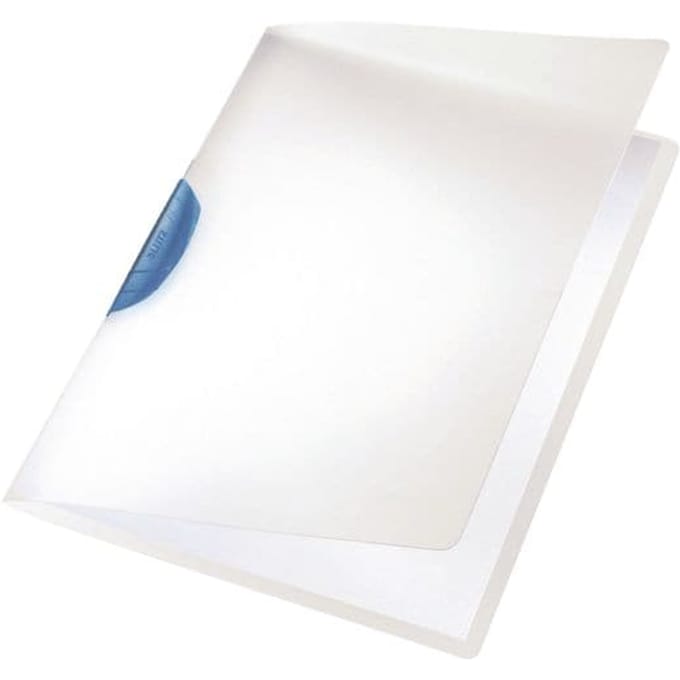 LEITZ klemhechtmap Colorclip Magic, DIN A4, PP, blauwe clip