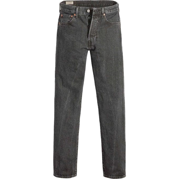 Levis Heren 501 Originele Crash Courses Jeans (Grijs)