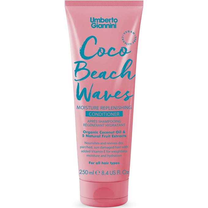 Umberto Giannini Boho strand CoCo Beach Waves Moist.Repl. Conditioner Afzetting & reparatiespoeling Dames 250 ml