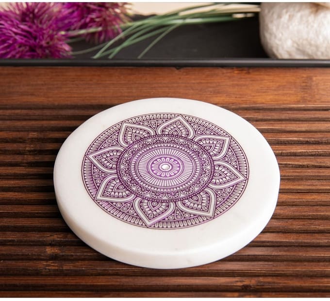 Wierookhouder Marmer Mandala