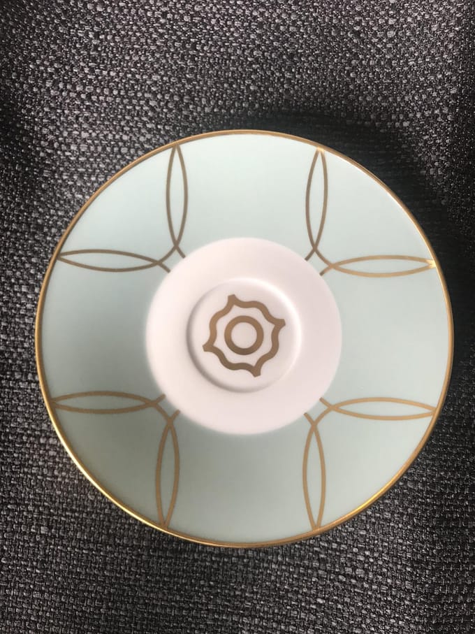 Handgemaakt porselein van Carlo Dal Bianco 2st ondertassen ESTE-design