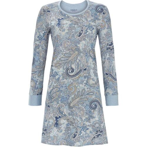 Ringella nachthemd paisley blauw Blauw vrouw 46