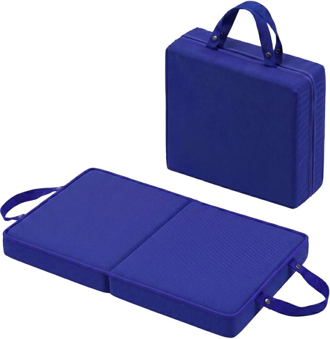 Kniekussen tuin - opvouwbaar - donkerblauw