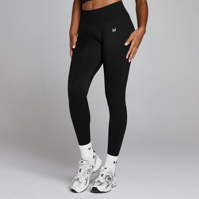 MP Women's Seamless Invisible Scrunch Legging - Gewassen Zwart - S