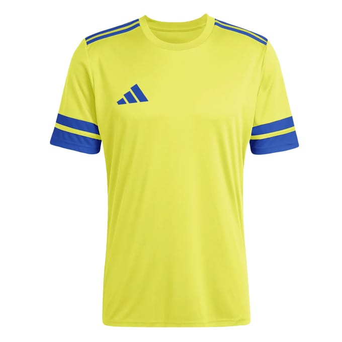 Adidas Squadra 25 T-shirt Met Korte Mouwen Geel S / Regular Man