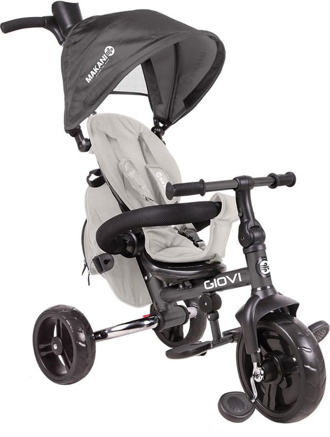Kikkaboo Makani Giovi 2022 Driewielige Kinderwagen Zilver