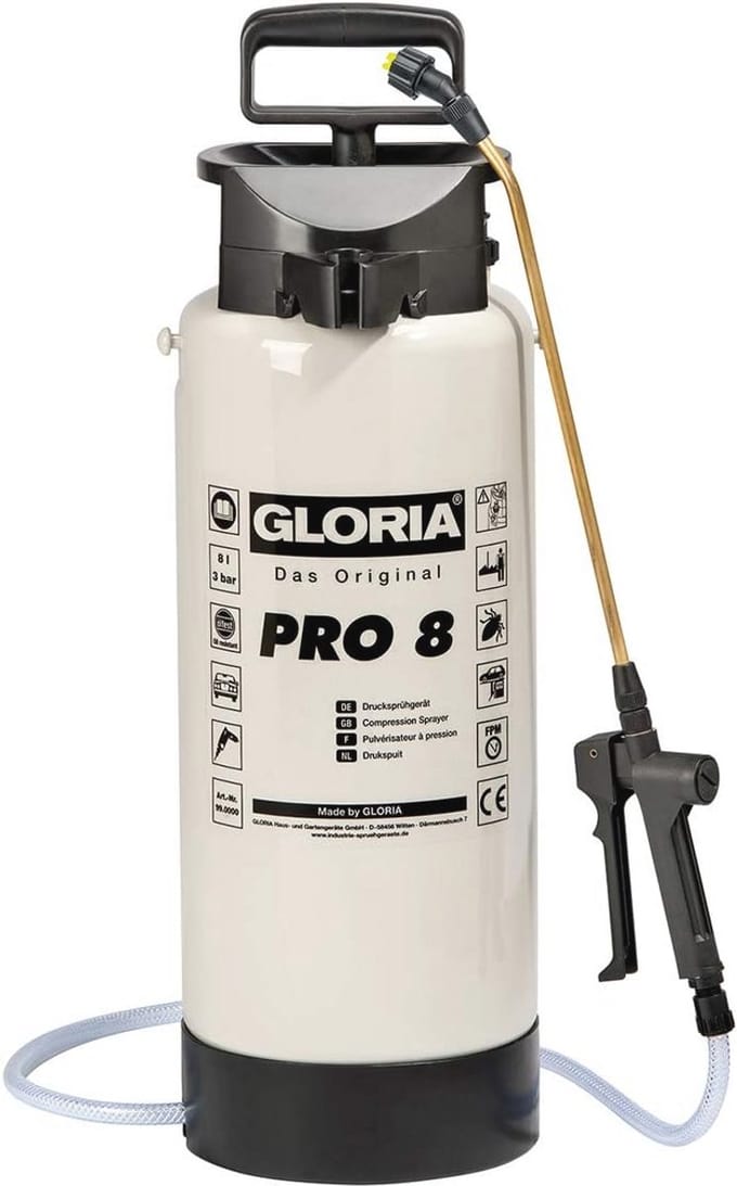 Professionele Drukspuit 8 Liter voor Bouwchemie