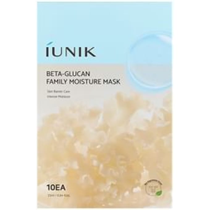 iUNIK - Beta-Glucan Family Moisture Mask Set 25ml x 10 sheets