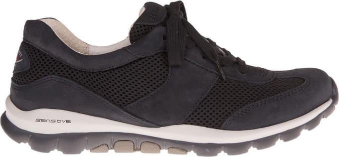 Gabor rollingsoft sensitive 06.966.46 - dames wandelsneaker - blauw - maat 40 (EU) 6.5 (UK)