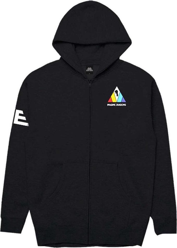 Imagine Dragons - Triangle Vest met capuchon - M - Zwart