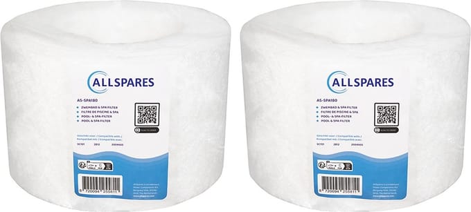 AllSpares Spa Waterfilter (2x) geschikt voor SC721 / PP2002 / 6540-502