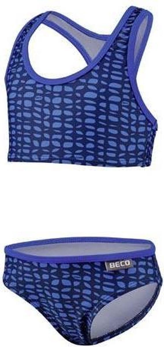 Beco Bikini Meisjes Polyamide/elastaan Blauw/donkerblauwe Mt 80