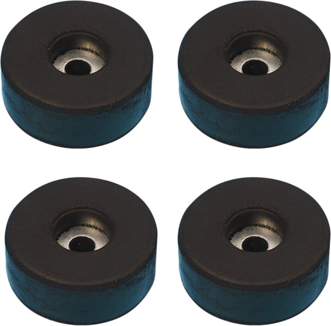 Adam Hall 4907 rubber voet 38x15mm set - Rack voeten