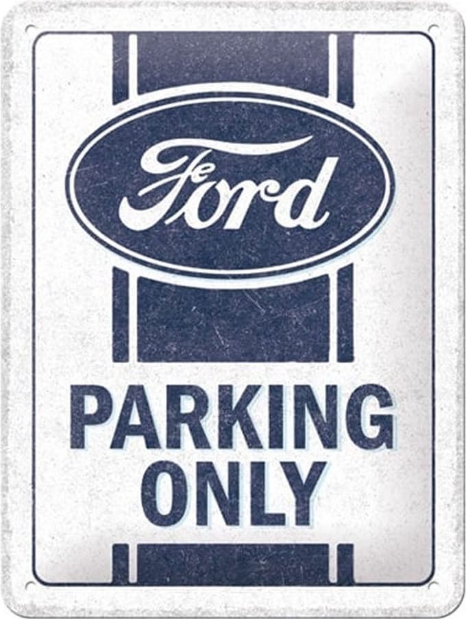 Tin Sign 15 x 20cm Ford - Parking Only