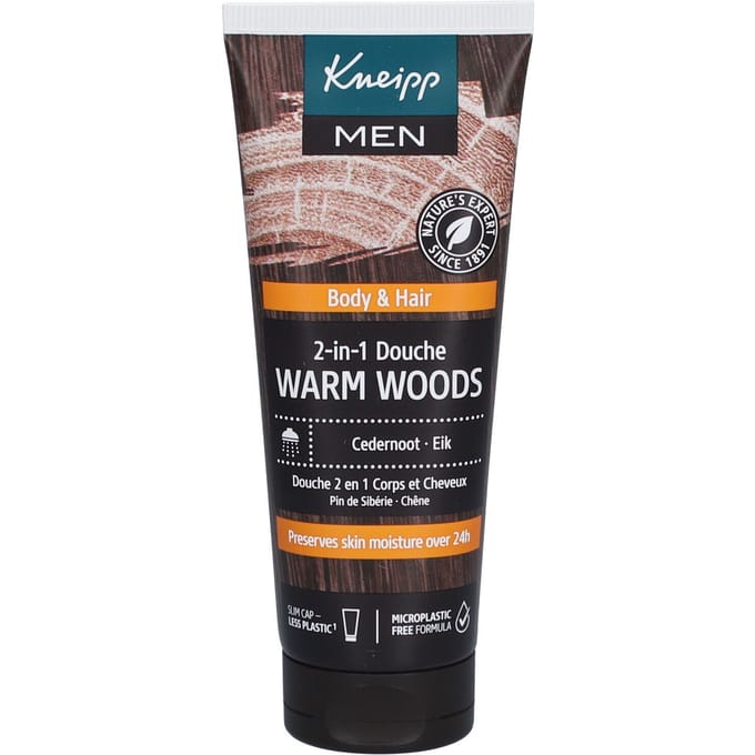 Kneipp 2-in-1 Men Douchegel & Shampoo Warmwoods 75
